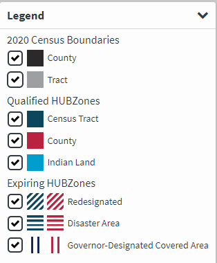 HUBZone Map